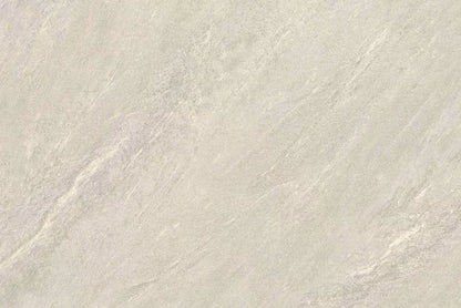 Light gray textured stone surface with subtle fine lines and natural patterns, these Fraser Bianco Porcelain Paving Slabs offer a smooth, slightly marbled appearance perfect for contemporary outdoor spaces.