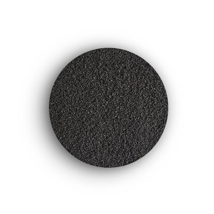 A round, black, textured pad viewed from above against a white background—ideal for applying brush-in jointing solution or external tile grout.