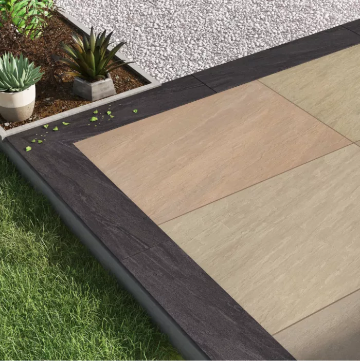 Raj Green Porcelain Paving Slabs - Image 4