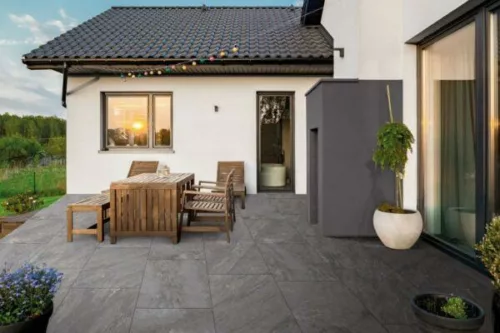 Fraser Anthracite Porcelain Paving Slabs